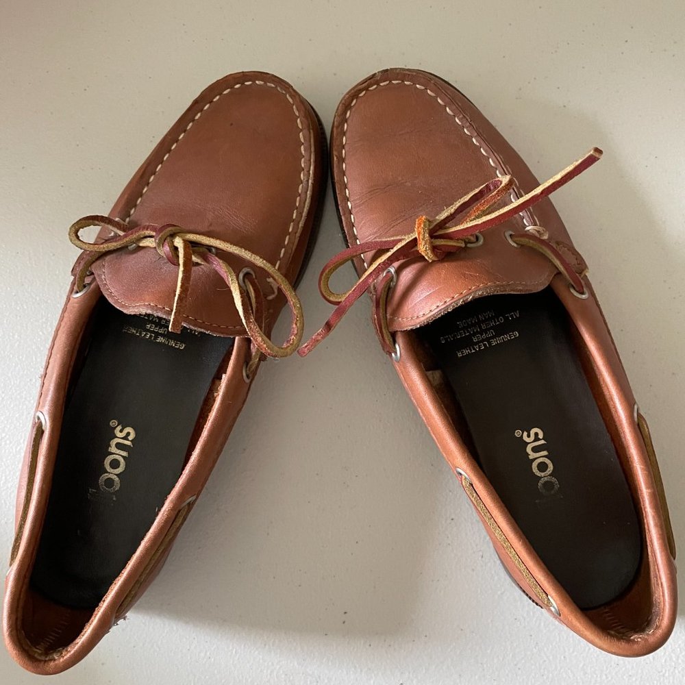 EUC Ladies Size 7 Leather Loafers - Picture 2 of 7